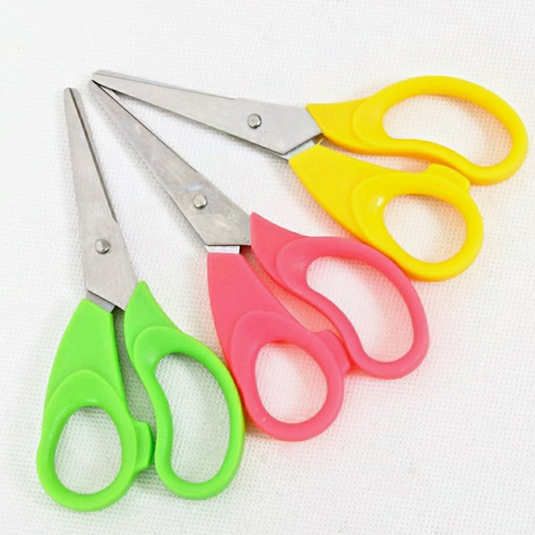 Office and educational knives and scissors, stationery scissors, student scissors, office and educational hardware, children's scissors full figure
