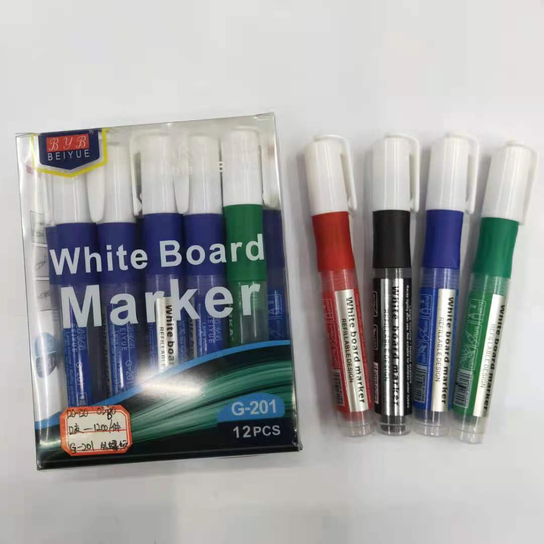 义乌好货  白板笔可换替芯 黑板笔儿童绘画笔可擦水性记号笔 办公文具