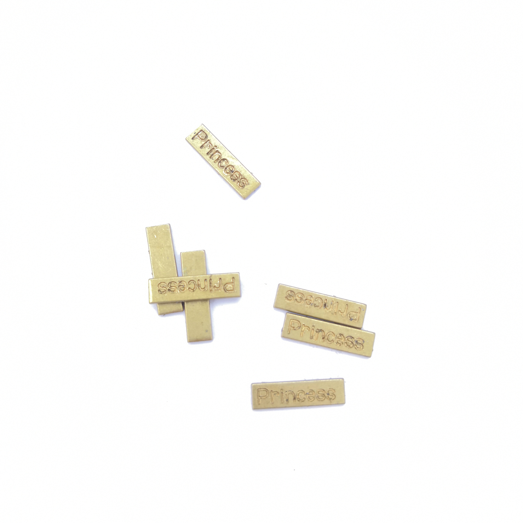 XJ06216实心长方形长条单面印princes