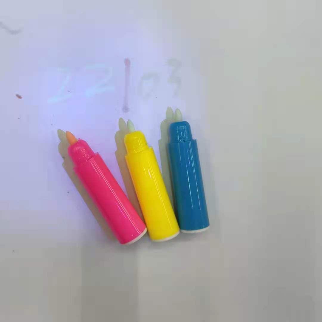 Ultraviolet invisible pen, spliced invisible pen, 3-color invisible pen, banknote detector pen Item Picture