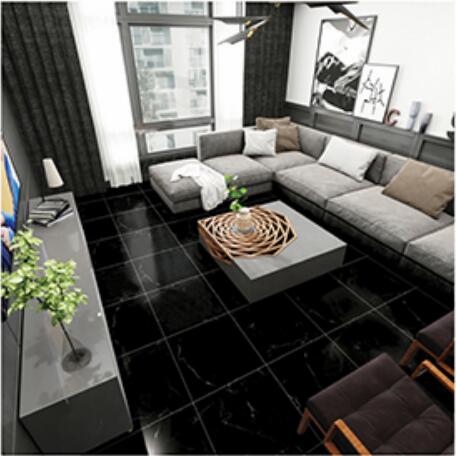Self-adhesive flooring, marble-patterned flooring, shopping mall, office, home decoration, cement floor, floor renovation, 60cm*60cm adhesive flooring, bedroom, bathroom, kitchen, living room Application Scenario