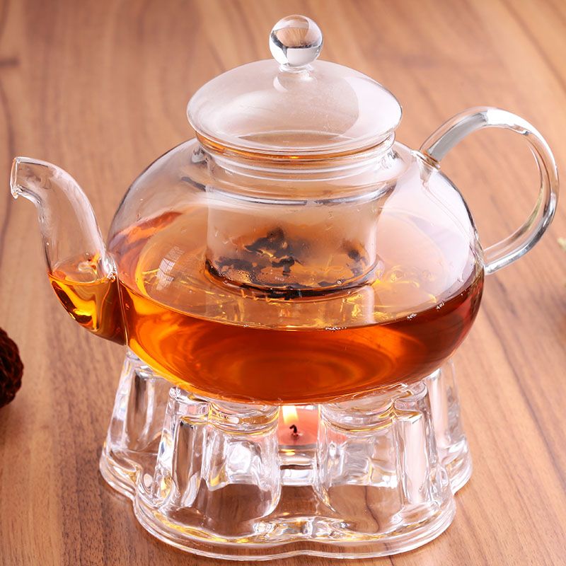 Wholesale glass steaming teapots, boiling teapots, flower teapots, glass cups, tea sets, flower teapots, exquisite teapots Item Picture