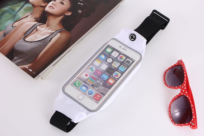 Multi-functional transparent window touch screen waist bag for sports, fitness and mountaineering detail image 19