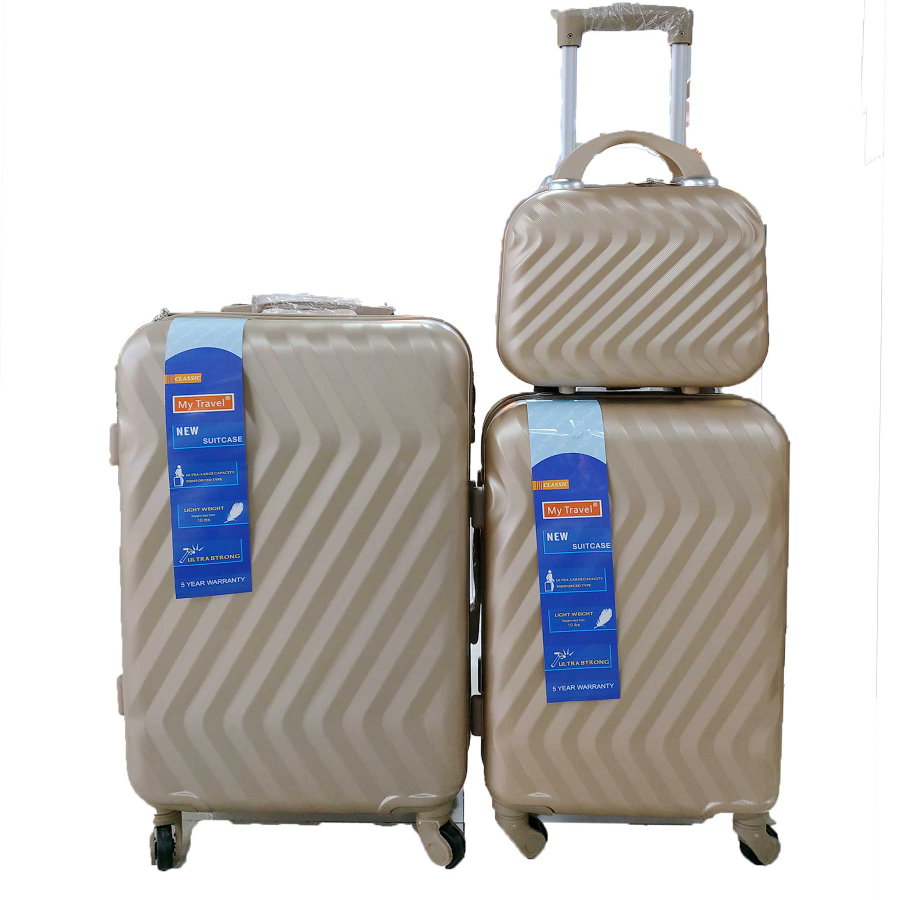 005 trolley case, suitcase, combination case, three-piece set, ABS material