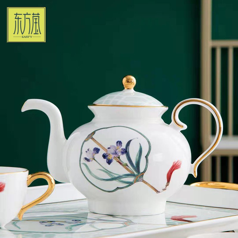Ceramic water sets, coffee sets, tea sets, new Chinese-style bone China tea sets, cup sets, high-end bone China gift tea sets pic 4