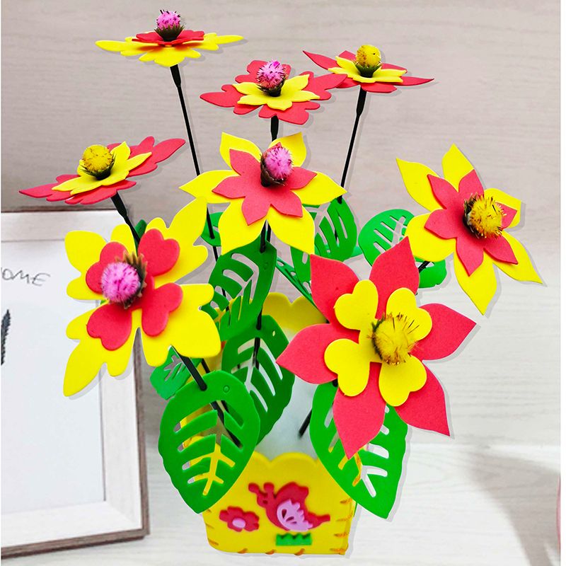 DIY花瓶手工贴
