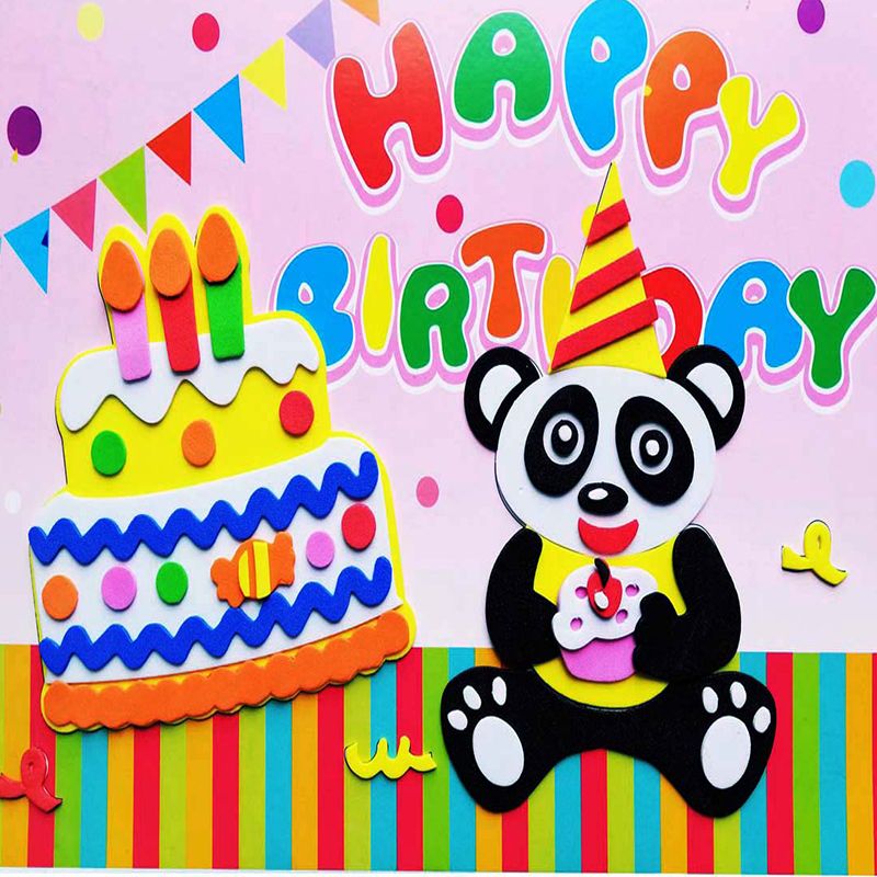 批发儿童手工贴海底鱼贴画卡通动物贴纸定制白底实物图