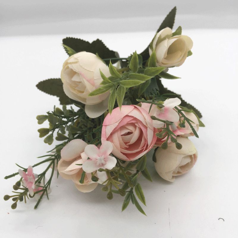仿真手捧花束artificial flower欧式新娘婚庆花材仿真花外贸专供
