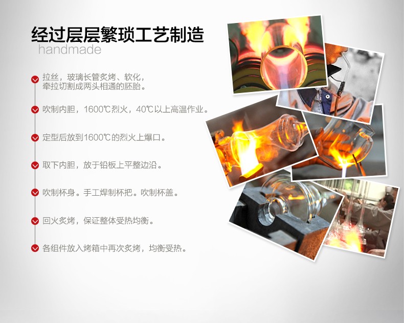 批发博绿雅高鹏硅耐热玻璃健康环保加厚杯碟人工吹制玻璃杯茶杯详情8