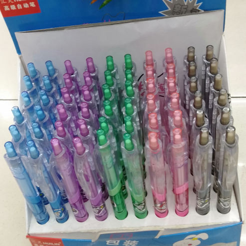 Clip, ruler, automatic pen, ballpoint pen, ballpoint pen, highlighter