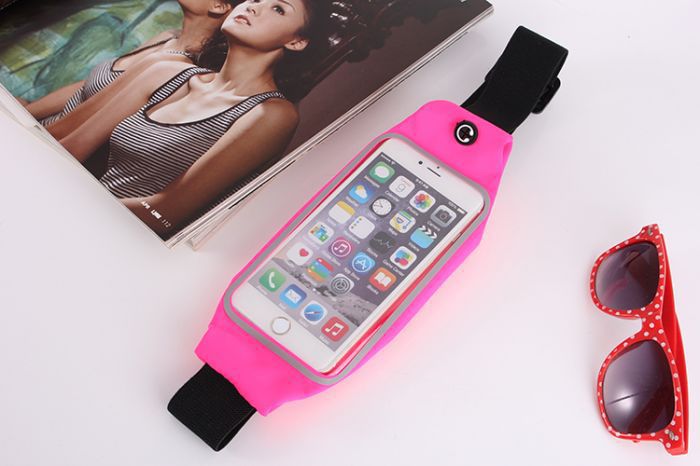 Multi-functional transparent window touch screen waist bag for sports, fitness and mountaineering detail image 13
