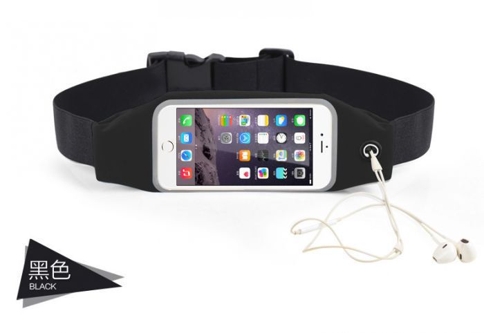 Multi-functional transparent window touch screen waist bag for sports, fitness and mountaineering details Picture
