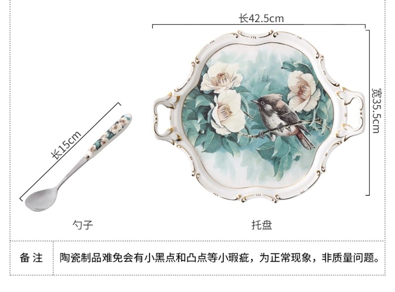 Ceramic water and coffee sets, ceramic coffee cups and saucers, bone China water sets, bone China cups and saucers, British afternoon tea sets, country-style European coffee sets, internet-famous tea sets detail image 8