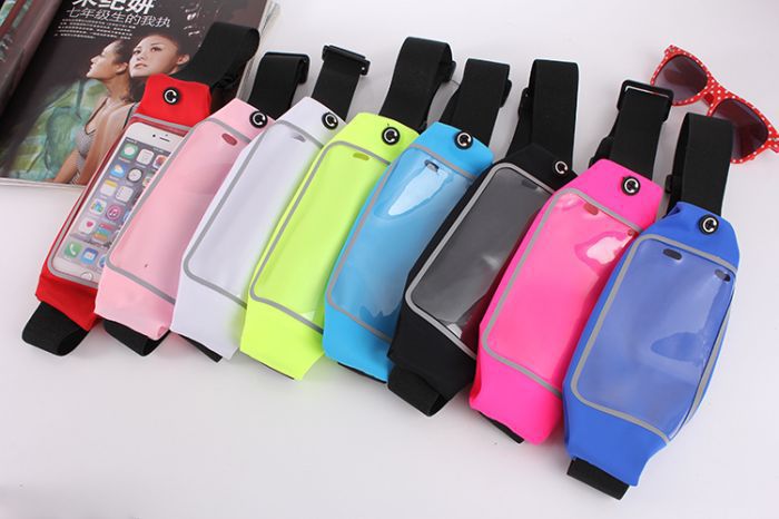 Multi-functional transparent window touch screen waist bag for sports, fitness and mountaineering detail image 15