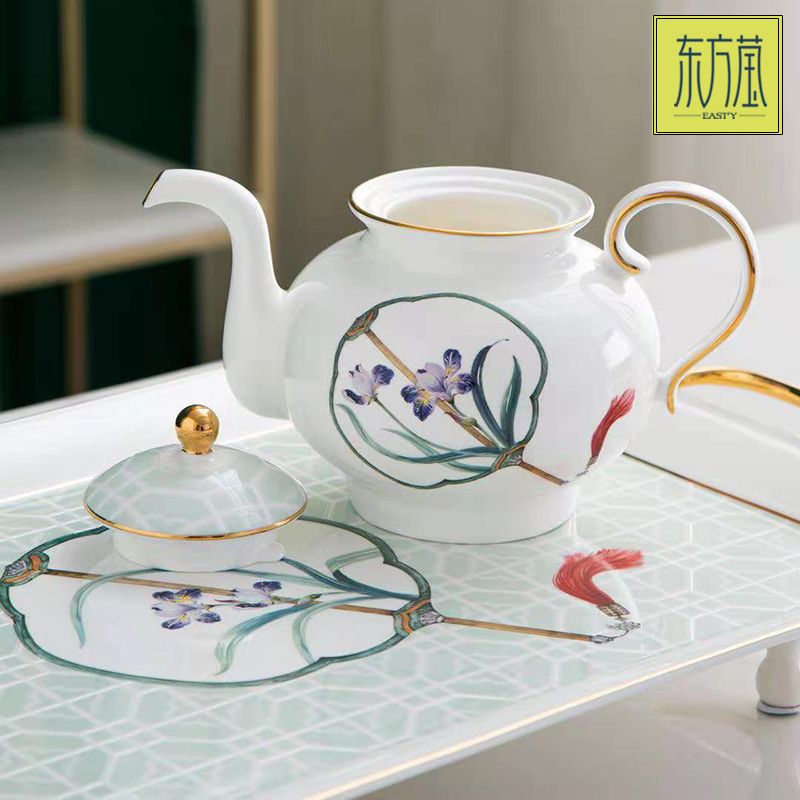 Ceramic water sets, coffee sets, tea sets, new Chinese-style bone China tea sets, cup sets, high-end bone China gift tea sets Specification image