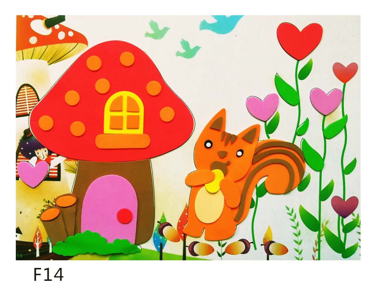 批发儿童手工贴海底鱼贴画卡通动物贴纸定制详情图14