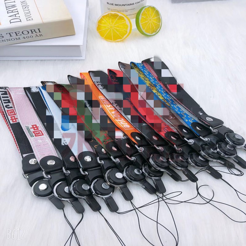 产品名称：2cm短绳定制印刷数码丝印挂绳手机绳学生胸卡证件挂绳展会工作证 挂绳吊绳详情图1