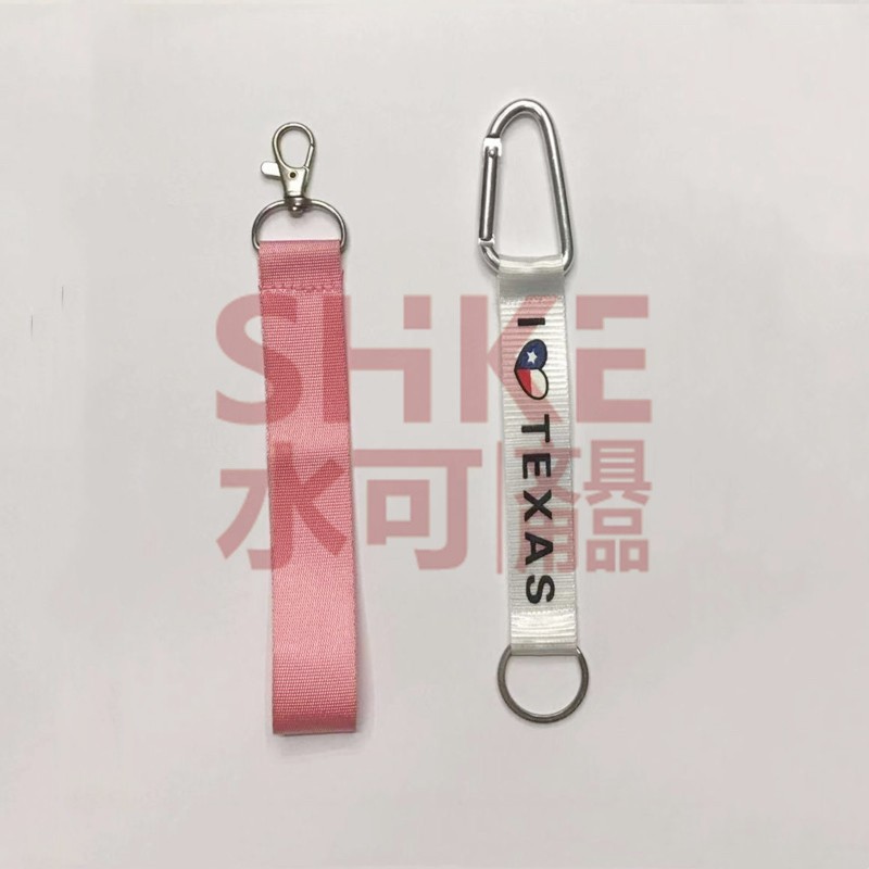 2公分登山扣丝印印花挂绳手机绳学生胸卡证件挂绳展会工作证 挂绳吊绳详情图2