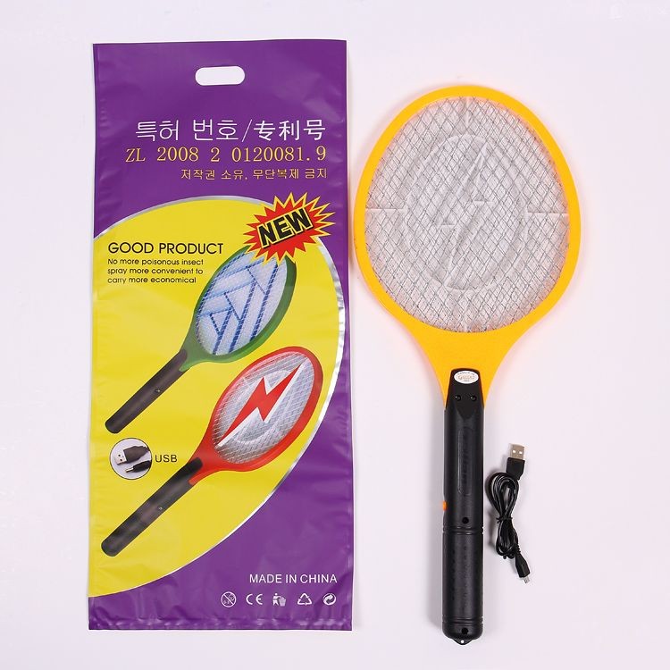 力天GECKO品牌LTD-USB006电蚊拍USB接口充电中号灭蚊拍详情图4