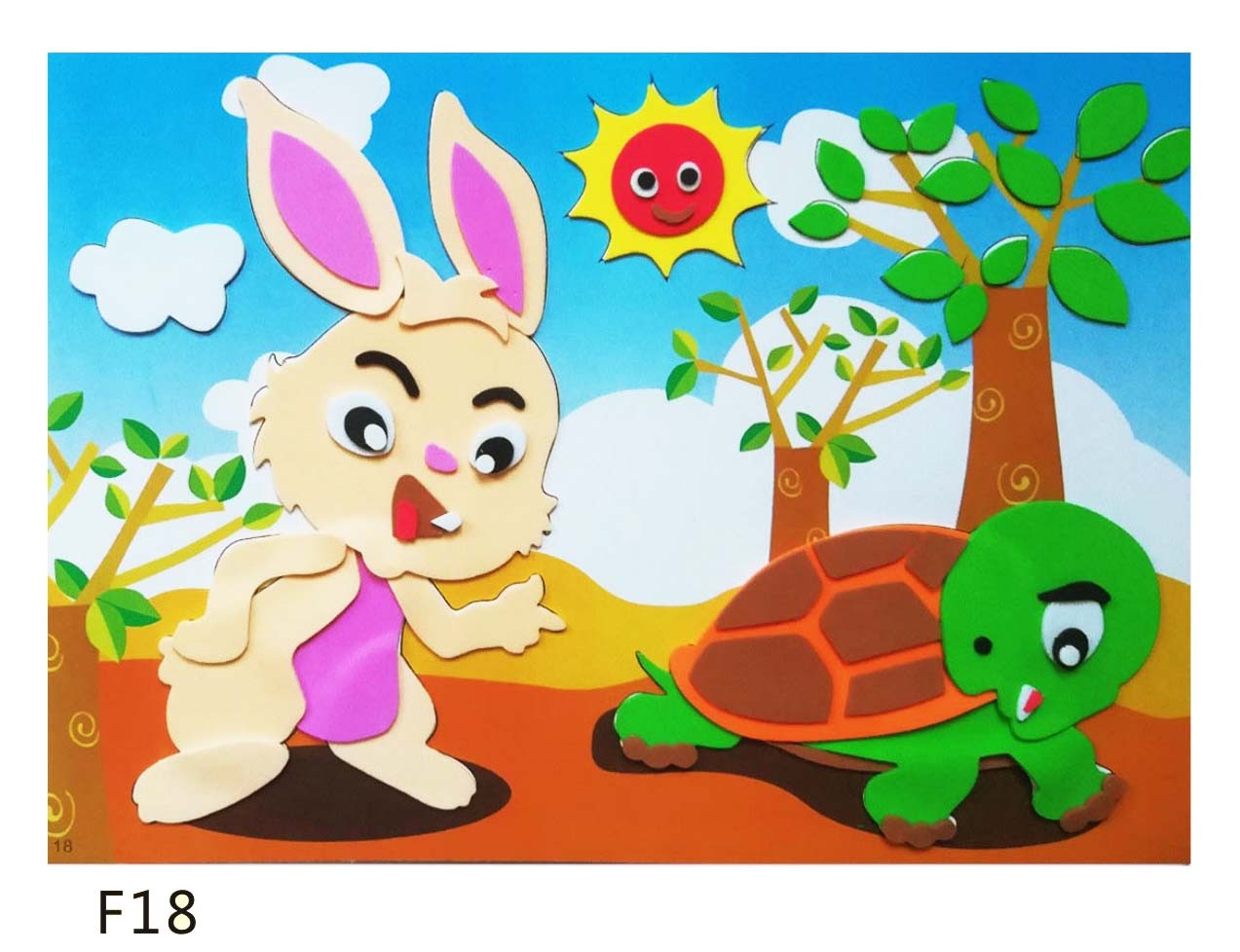 批发儿童手工贴海底鱼贴画卡通动物贴纸定制详情图12