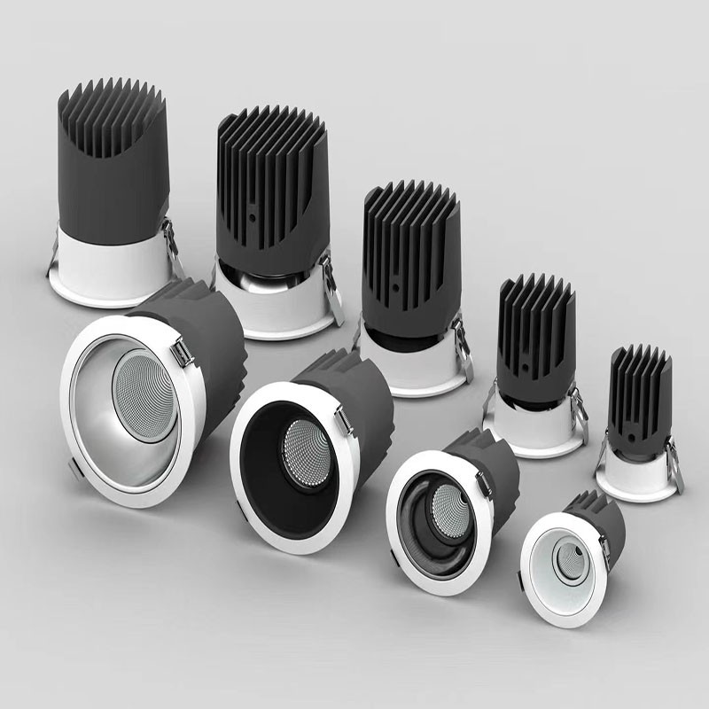 LED ceiling spotlights, LED anti-glare spotlights, LED high-efficiency spotlights, LED wall-washing lights detail image 4