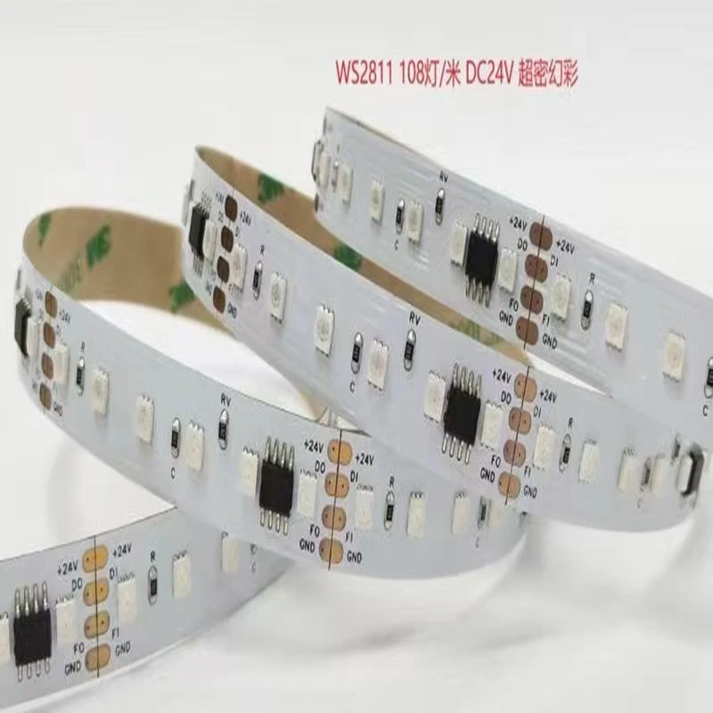 مصابيح الوهمية 5V12V24V ذات ألوان متغيرة، ومصابيح KTV ذات حزام مصابيح RGB detail image 1