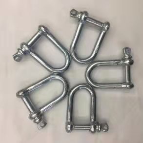 Common D-type shackle, D-type shackle, straight type shackle, stainless steel shackle, 30mm Item Picture