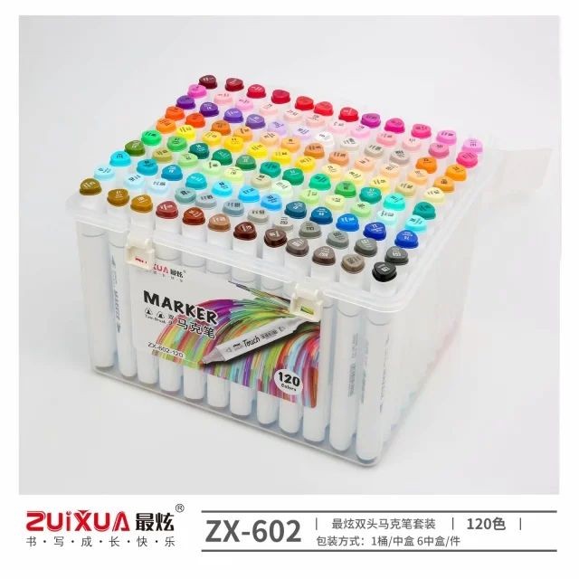 001三角杆双头马克笔详情图1