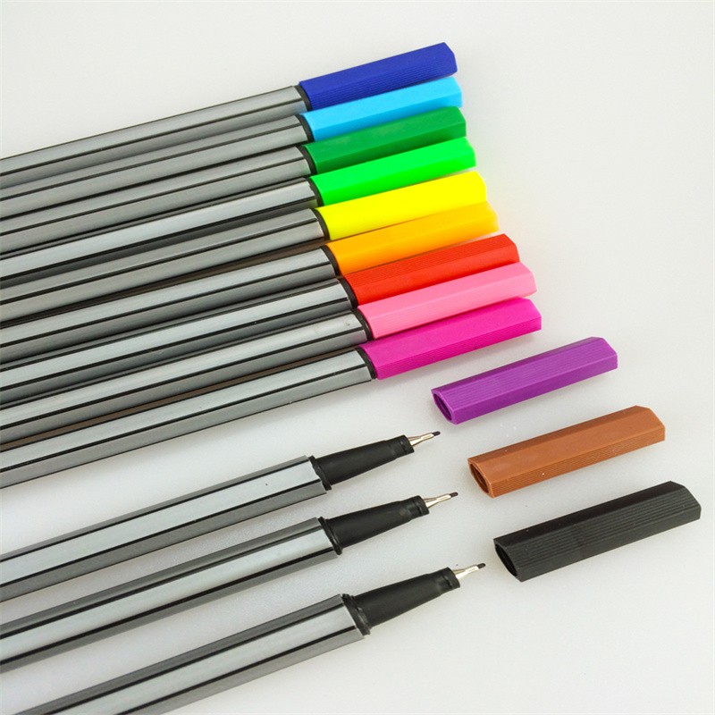 涂写顺畅随意绘画轻松水洗色彩鲜艳水彩笔可水洗清洗方便可晕染软头笔尖优质纤维笔尖详情图12