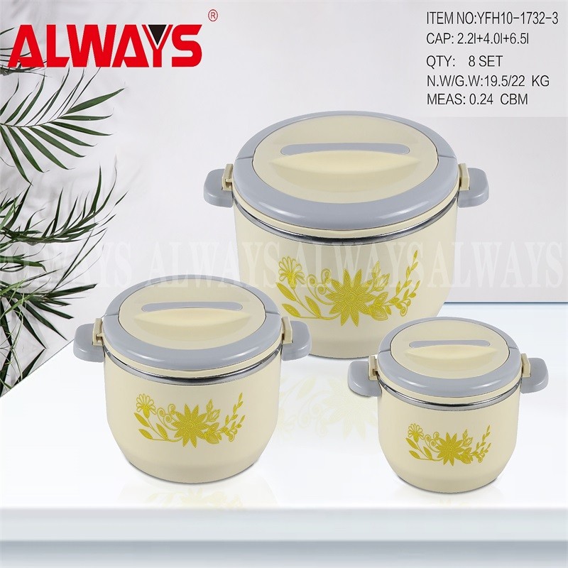 Yongfei Insulated Bottle 1732 Three-piece Set Insulated Lunch box detail image 1