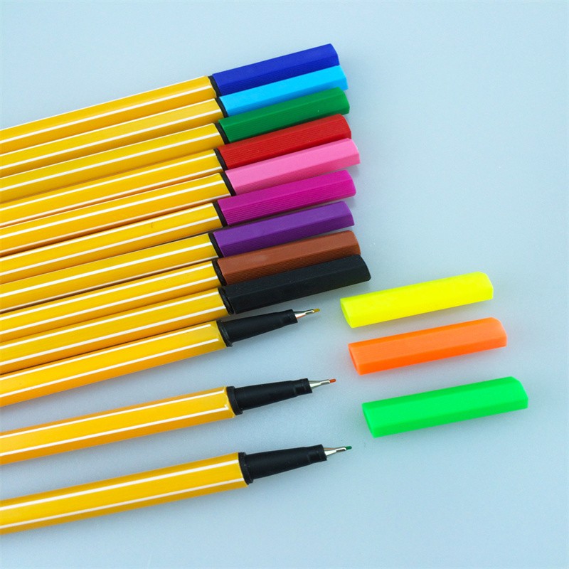 涂写顺畅随意绘画轻松水洗色彩鲜艳水彩笔可水洗清洗方便可晕染软头笔尖优质纤维笔尖详情图18