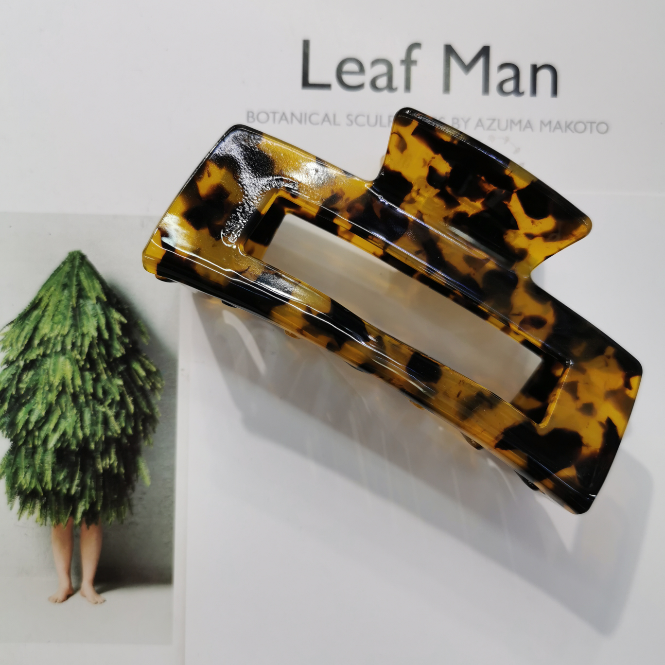 Elegant and stylish acetate large long square grip thumbnail