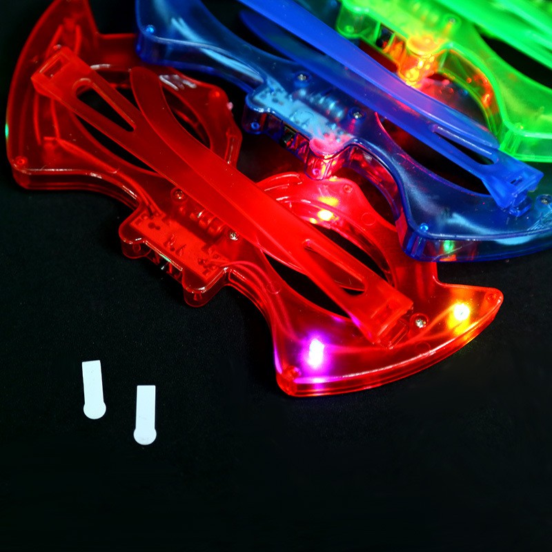 1252 发光灯泡大号蝙蝠眼镜  闪光蝙蝠眼镜  万圣节发光眼镜详情图6