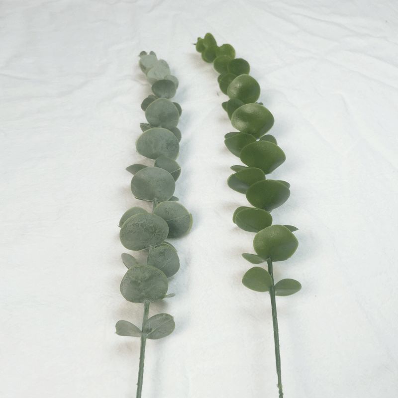 A single artificial eucalyptus leaf