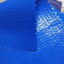 双面淋膜260克双蓝PE防水布  塑料编织布  适用于花房篷布 汽车篷布 帐篷底布 各种手提袋  收纳箱专用面料