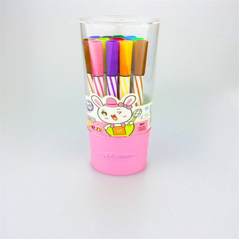 涂写顺畅随意绘画轻松水洗色彩鲜艳水彩笔可水洗清洗方便可晕染软头笔尖优质纤维笔尖详情图9