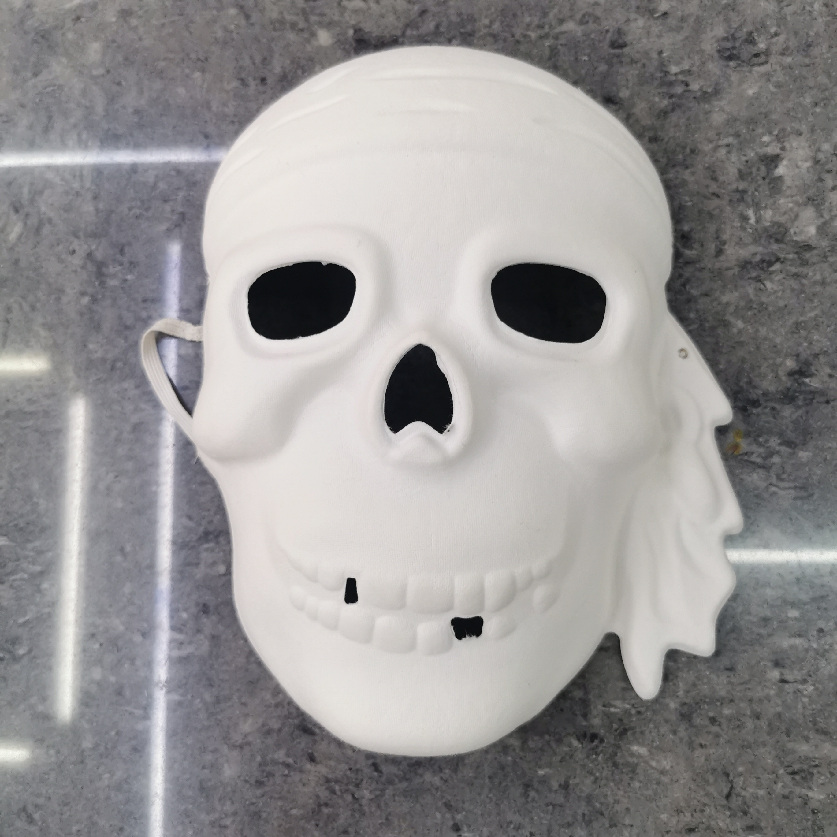 一次性纸浆面具DIY创作个性手工绘画面具敢死队面具万圣节装饰绘画玩具详情图5