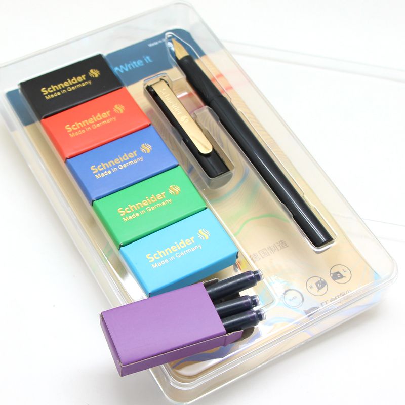 德国Schneider施耐德BK406金夹套装（1笔6墨胆套装）EF尖5516182701详情图3