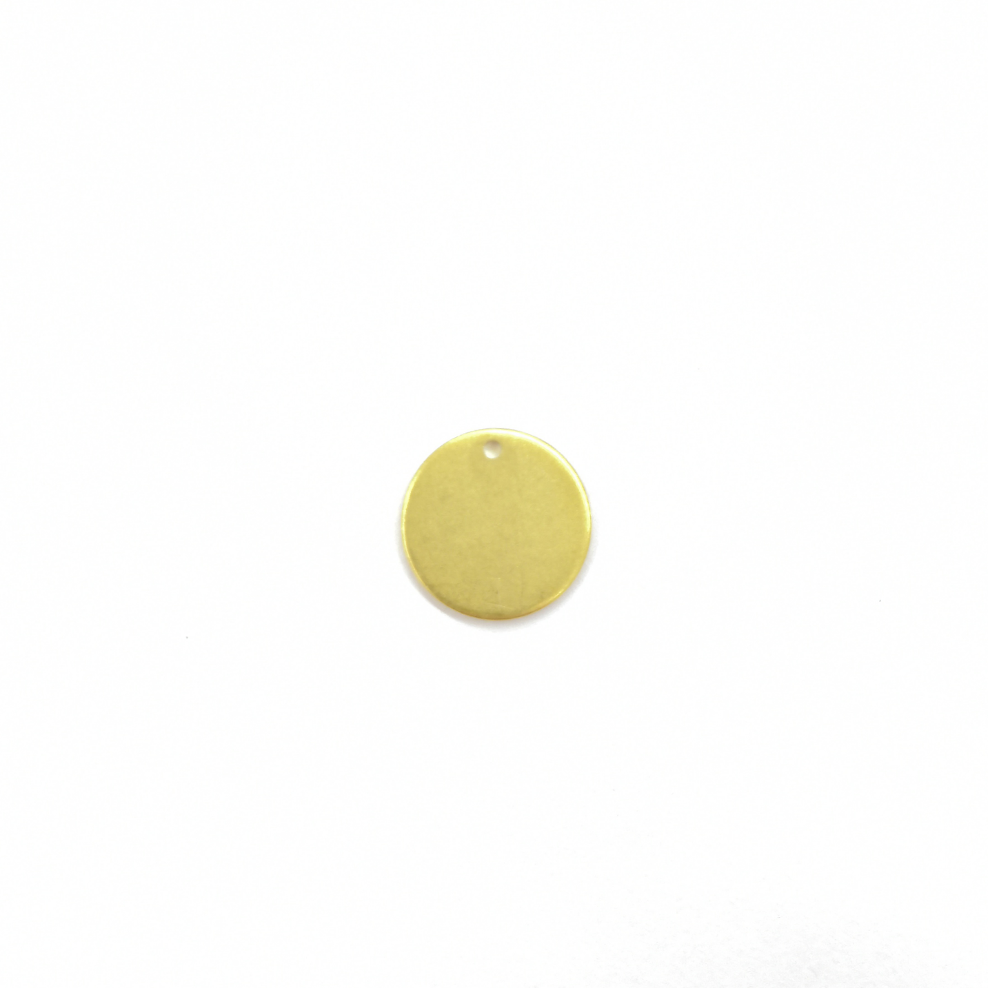 XW02183 Solid round plate with one hole
