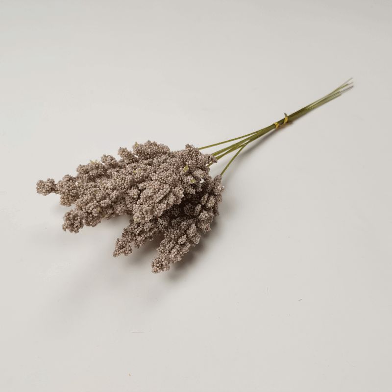 Nordic wheat ear flower simulation flower, wheat ear home combination flower arrangement, simple style, forest-themed mini Provence lavender details Picture