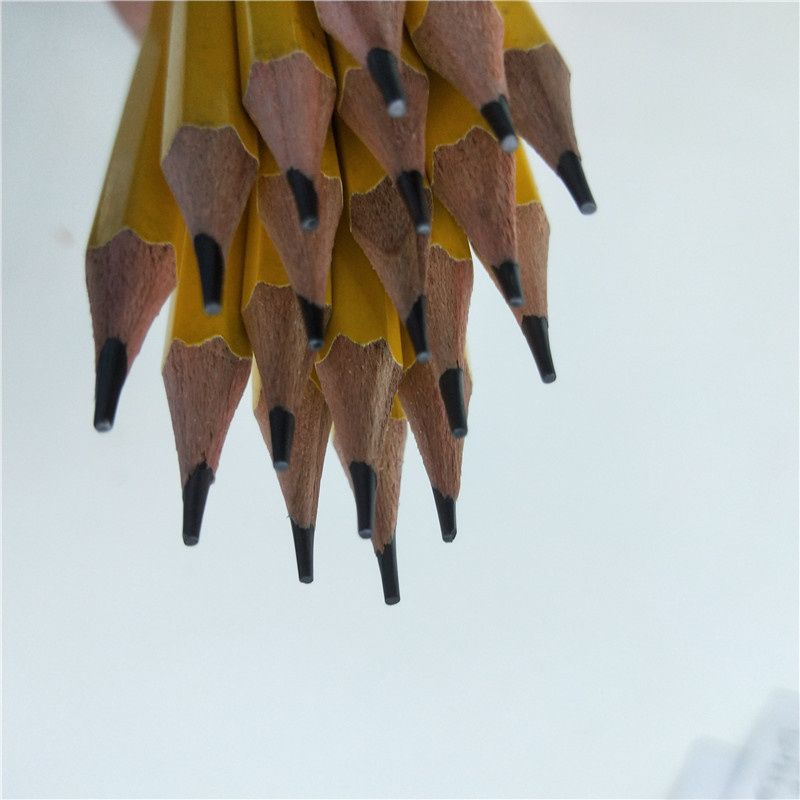 Safe Non-Toxic Student Learning Supplies Log Primary School Writing Safe Odor-Free Pencil 50