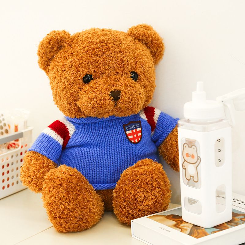 50CM British bear, cute teddy bear plush toy, hugging bear doll details Picture