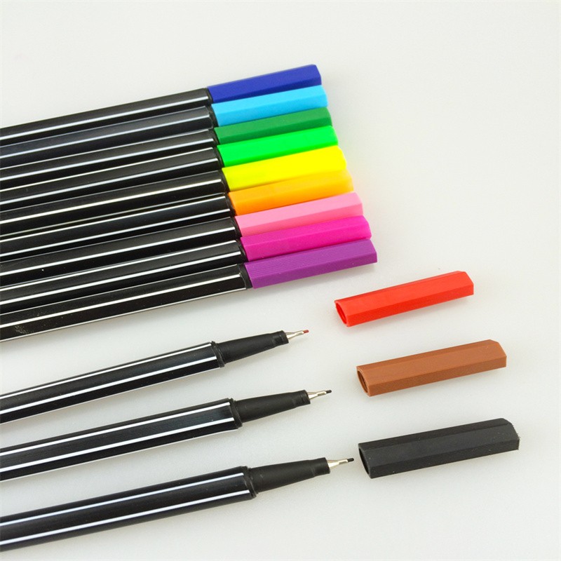 涂写顺畅随意绘画轻松水洗色彩鲜艳水彩笔可水洗清洗方便可晕染软头笔尖优质纤维笔尖详情图14