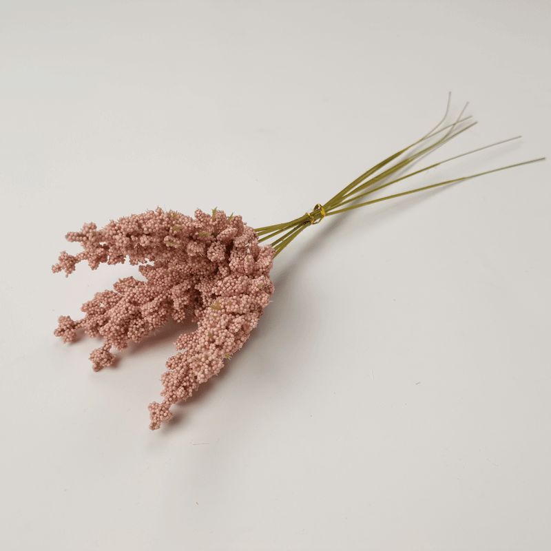 Nordic wheat ear flower simulation flower, wheat ear home combination flower arrangement, simple style, forest-themed mini Provence lavender