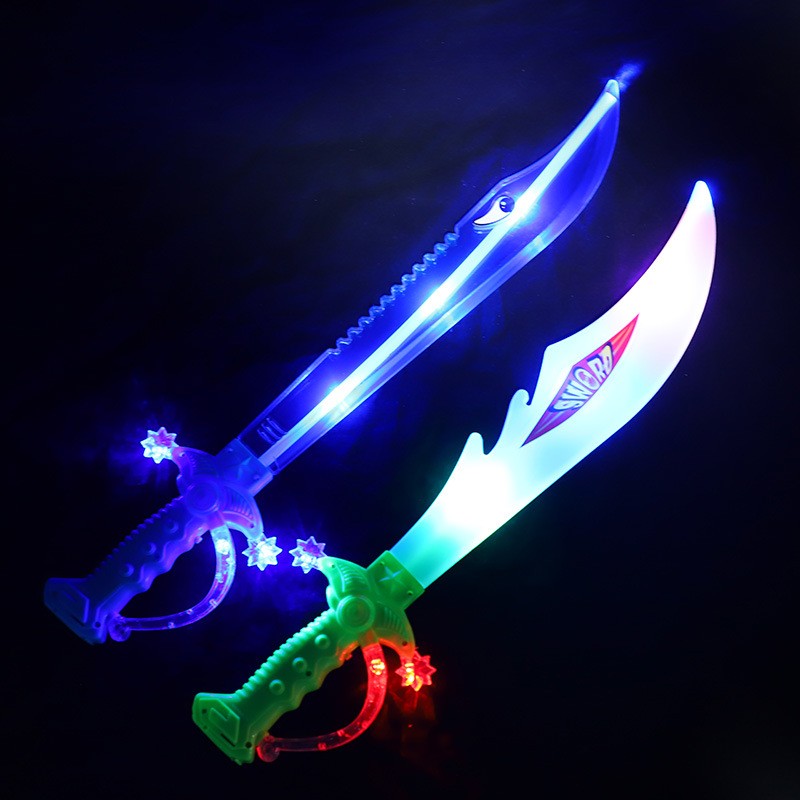 1063 LED发光大号喷漆大刀  公园乐园儿童闪光刀剑详情图2
