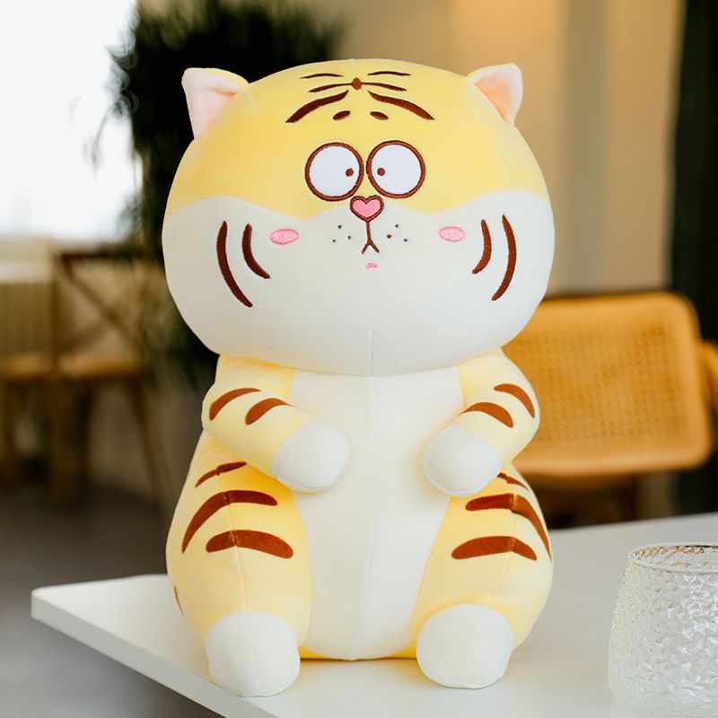 45CM tiger plush toy, cute doll, tiger figurine, plush pillow Item Picture