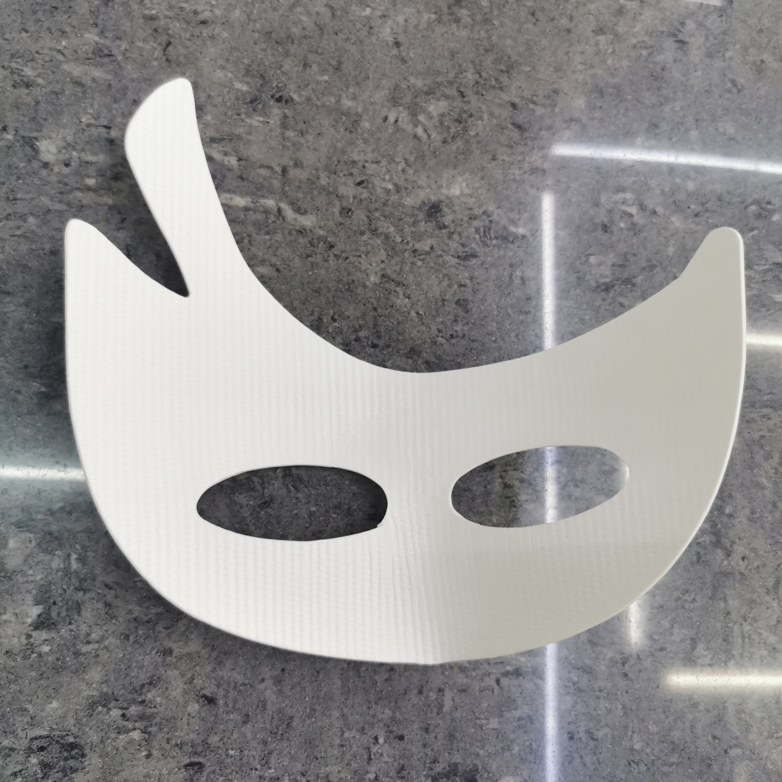 一次性纸浆面具DIY创作个性手工绘画面具单角面具绘画玩具详情图3