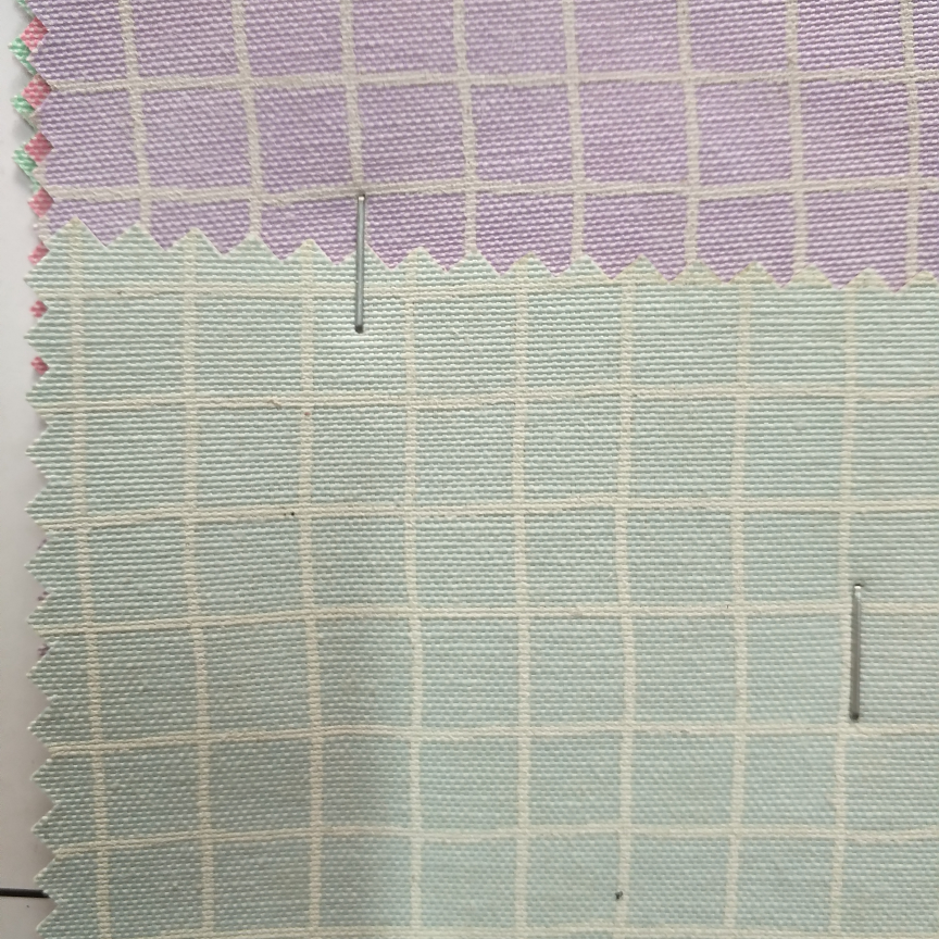 布纹格子，湖兰，