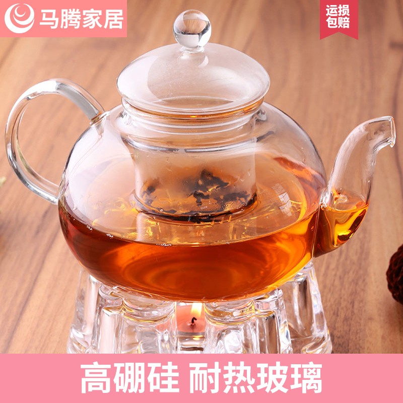 耐热玻璃酒精灯底座加热烧水泡茶壶保温底座煮茶器酒精茶炉详情9