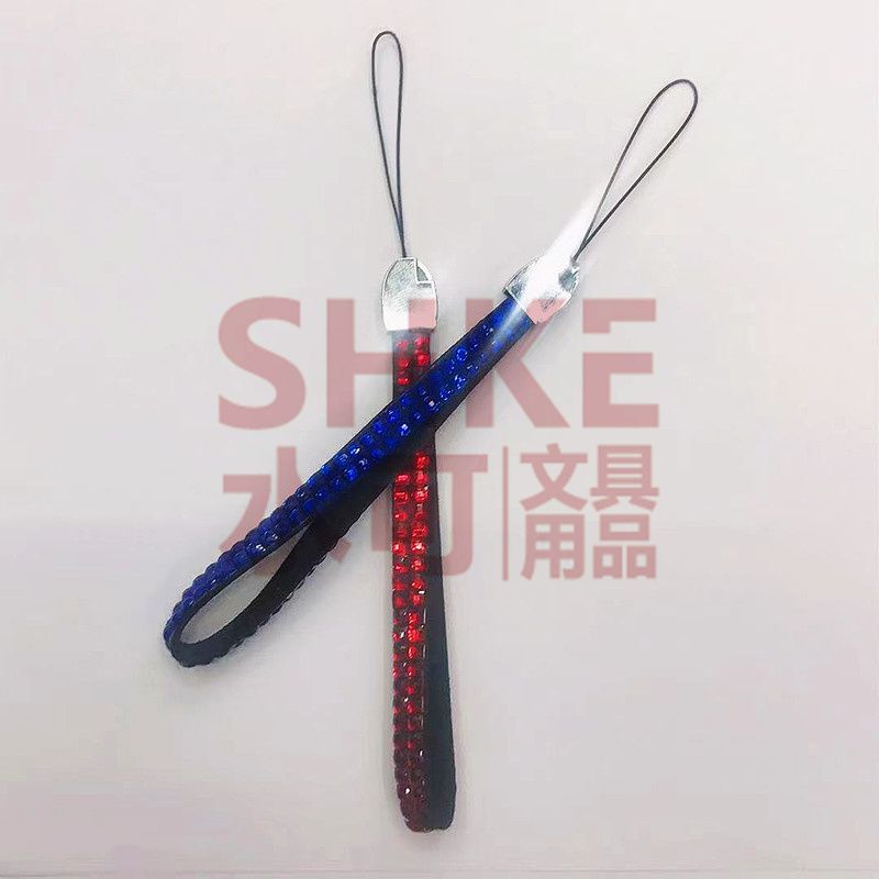 韩风时尚点钻手机绳短带钻挂绳证件带手机挂绳展会胸卡挂绳详情图3